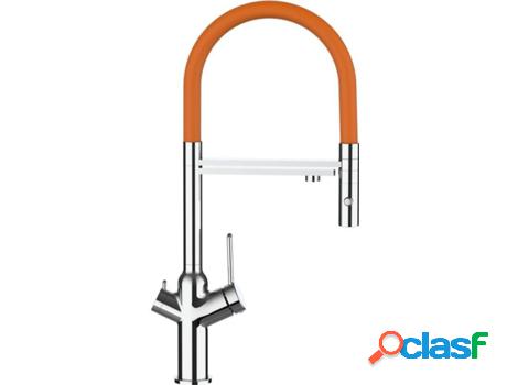 Grifo de cocina VIZIO 4 Vias Tubo Giratória 360° Cromado