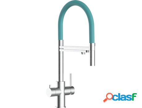 Grifo de cocina VIZIO 5 Vias Tubo Giratória 360° Acero