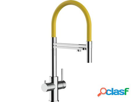 Grifo de cocina VIZIO 5 Vias Tubo Giratória 360° Acero