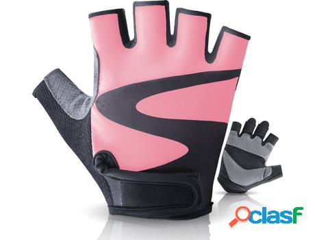 Guantes de Ciclismo OZERO AYF9 (Talla: M - Rosa)