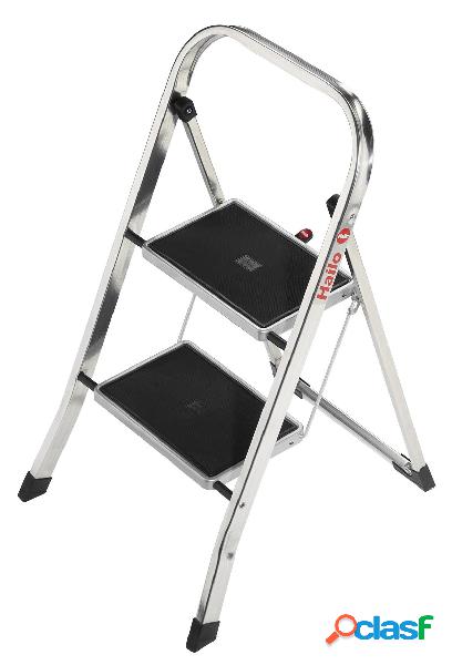 HAILO 4392-801 - Taburete de aluminio K30 (2 peldaños)