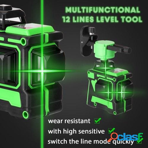 Herramienta de nivel láser multifuncional 3D de 12 líneas