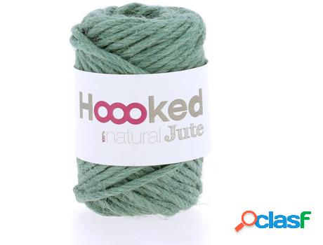 Hilo HOOOKED 100% Natural Jute Lush Petrol Medium (Verde)