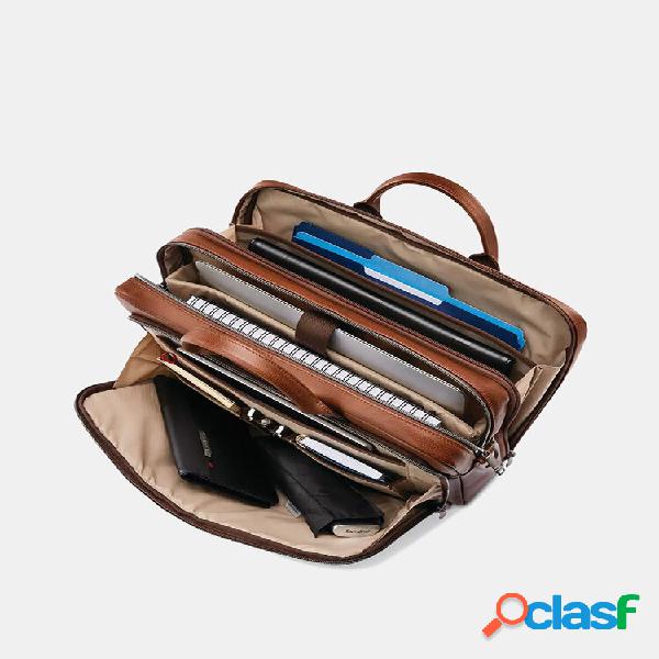 Hombre Multifunción Multibolsillos 15.6 Inch Laptop Bolsa