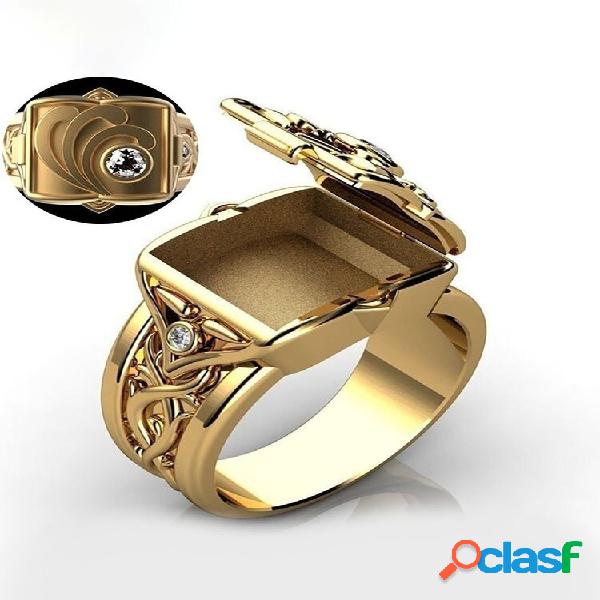 JASSY 1 Uds moda Hip Hop Punk creativo Caja Flip Cobre