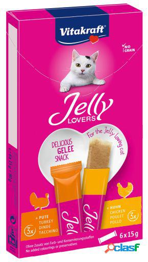 Jelly Lovers Pollo/Pavo 6x15 gr Vitakraft