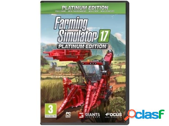Juego PC Farming Simulator 17 (Platinum Edition)