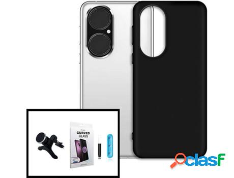 Kit Carcasa, Protector Y Soporte Huawei P50 Pro Phonecare