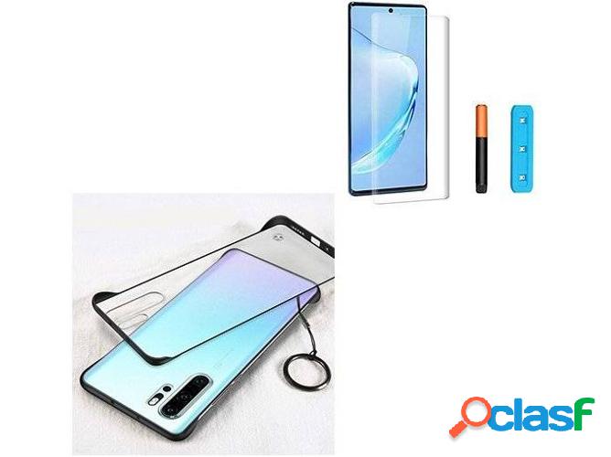 Kit Carcasa y Protector de Vidrio Nano Curved UV Samsung