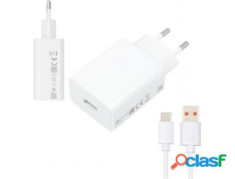 Kit Cargador Turbo Fast Charge y Cable de Carga PHONECARE