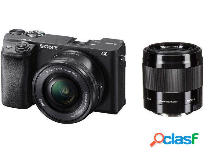Kit Cámara Mirrorless SONY A6400 SEL 16-50MM F3.5-5.6 OSS +