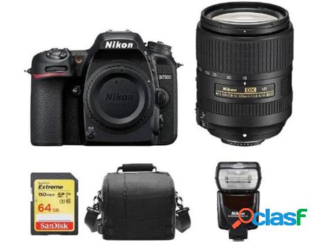 Kit Cámara Réflex NIKON D7500 + AF-S 18-300MM F3.5-6.3G ED