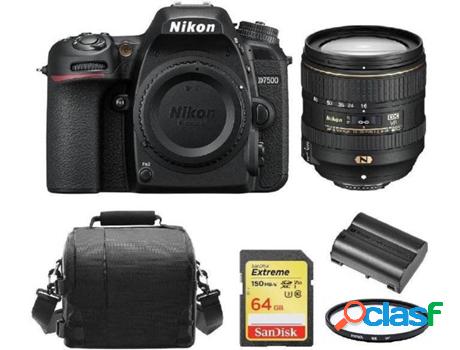 Kit Cámara Réflex NIKON D7500 + AF-S DX 16-80MM F2.8-4E ED