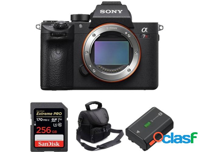Kit Cámara SONY Alpha 7R III + SanDisk 256 GB + Batería +