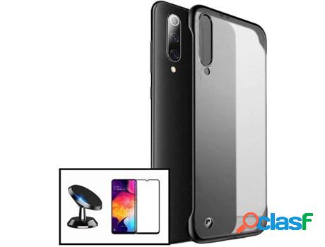 Kit Funda, Soporte y Protector de Cristal Templado Samsung