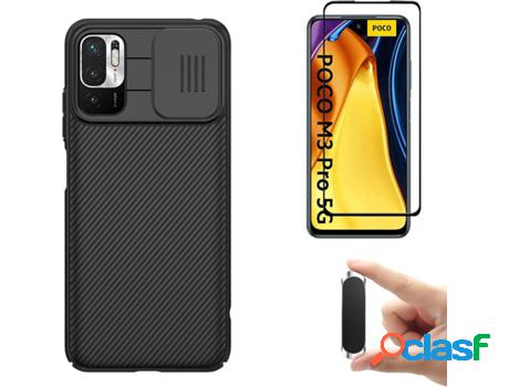 Kit Protector Redmi Note 10 5G ANTIIMPACTO Funda Nillkin