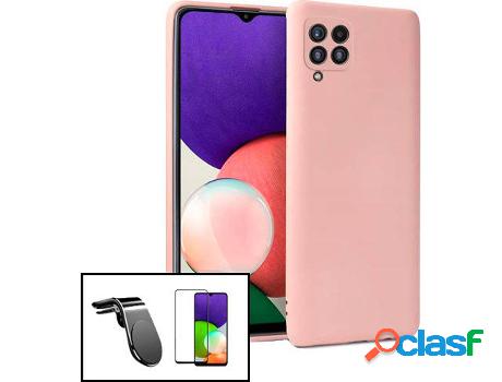 Kit Protector de Cristal Templado 5D Full Cover, Funda