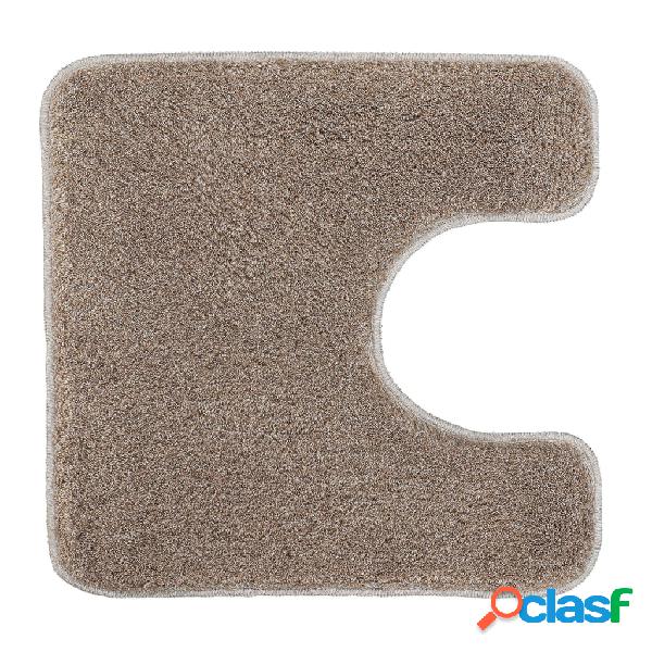 Kleine Wolke Alfombra de baño con pedestal Relax gris taupe