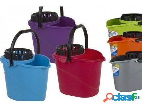 Limpieza HOGAR Y MÁS Cubo De Fregar Con Escurre Fácil De