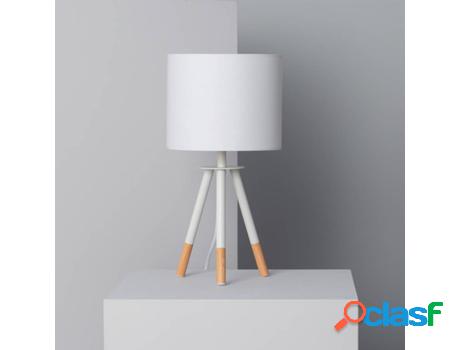 Lámpara de Mesa LEDKIA Katharthu (Blanco - E27 - 40 W)