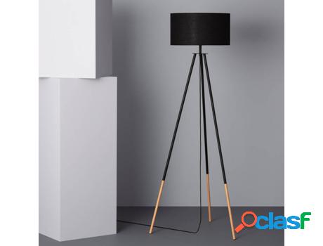 Lámpara de Pie LEDKIA Katharthu (Negro - E27 - 40 W)