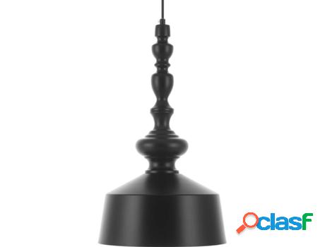 Lámpara de Techo Driva (Negro - Metal -26x26x120 cm)