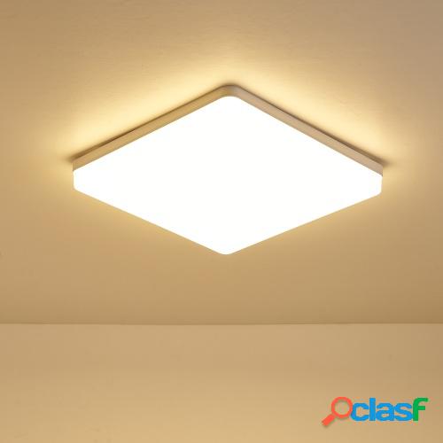 Lámpara de techo cuadrada de montaje empotrado con LED de