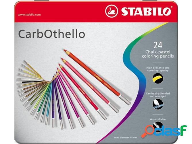 Lápiz de Color STABILO Carbothello (24 Un - Multicolor)