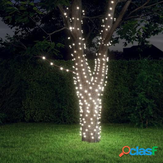 Luces de hadas solares 5 uds 5x200 LED blanco frío