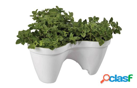 Macetero Apilable Keter Ivy Planter Blanco