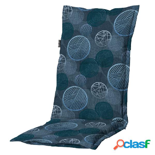 Madison Cojín para silla con respaldo alto Circle azul
