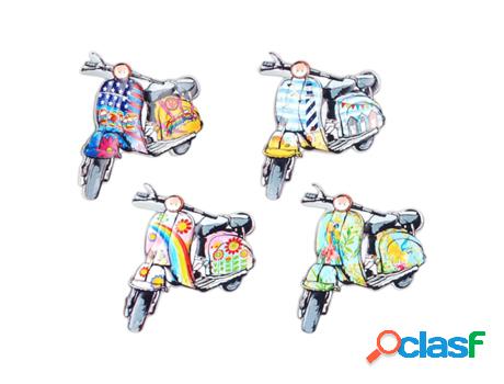 Magnéticos Vespa Incluye 4 Unidades Regalo Magnéticos