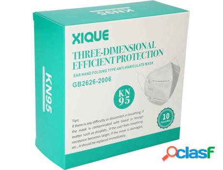 Mascarilla Facial XIQUE KN95/FFP2 (Blanco - 10 unidades)