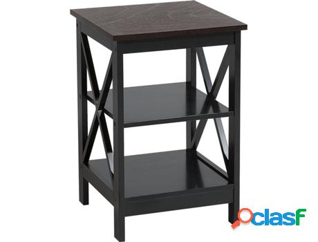 Mesa Auxiliares Foster (Negro - MDF -40x40x60 cm)