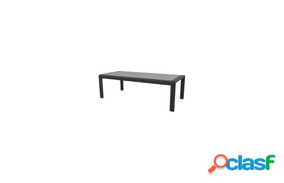 Mesa baja de Aluminio Nápoles 130x60x39cm