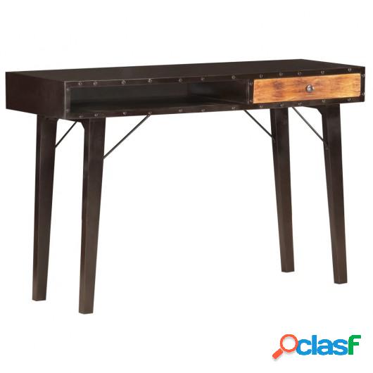 Mesa consola de madera maciza reciclada 118x35x76 cm