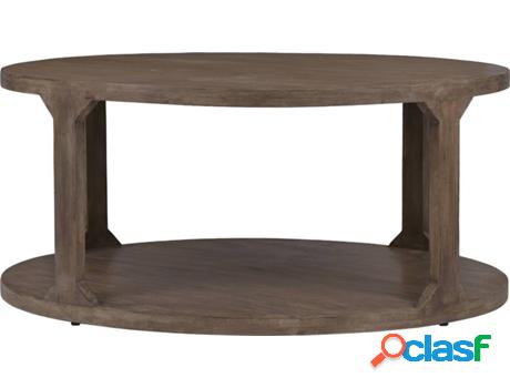 Mesa de Centro WOMO-DESIGN Rojo Madera Marrón (100 x 45 cm)
