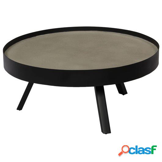 Mesa de centro con superficie de hormigón 74x32 cm