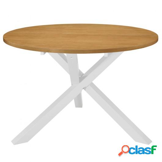 Mesa de comedor blanca 120x75 cm MDF