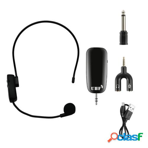 Micrófono inalámbrico UHF de mano 2 en 1 Sistema de