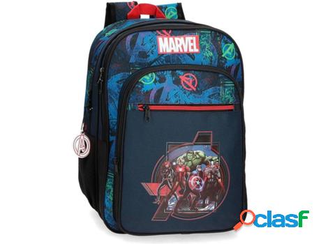 Mochila Escolar MARVEL Los Vengadores On The Warpath Azul