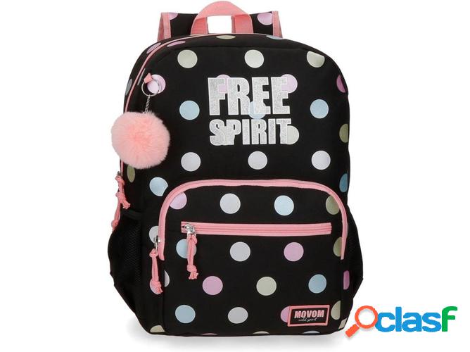Mochila MOVOM Free Dots Negro (31x42x13cm)