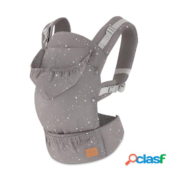 Mochila Portabebé HUGGY gris