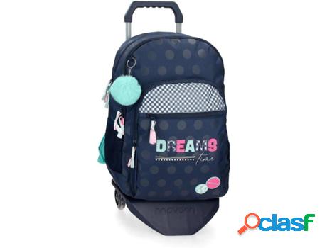 Mochila con Ruedas MOVOM Dreams Time Azul (33x44x17 cm)