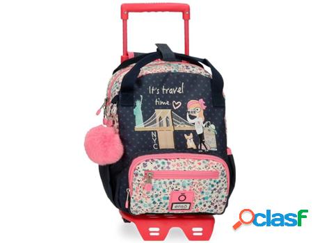 Mochila con Trolley ENSO Travel Time (Azul - 23x28x10 cm)