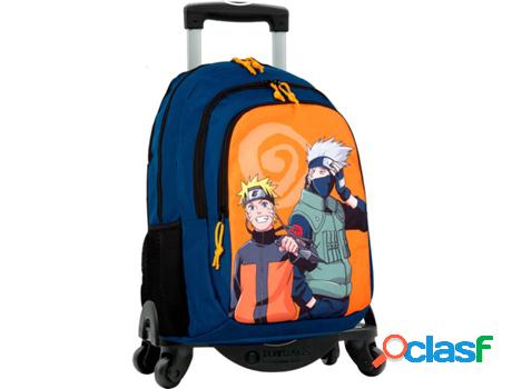 Mochila con Trolley NARUTO 4 Ruedas (Multicolor - Poliéster