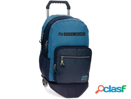 Mochila con Trolley PEPE JEANS Duncan (Azul - 31x46x16 cm)