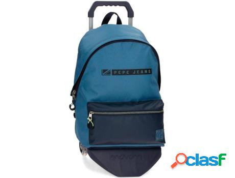 Mochila con Trolley PEPE JEANS Duncan (Azul - 32x44x15 cm)