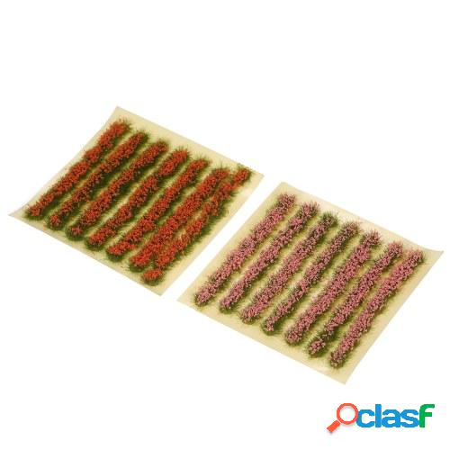Modelo Racimos de hierba Racimos de flores Mesa de arena