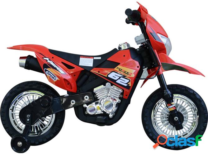 Moto Eléctrica HOMCOM Force Z (6V - Roja)